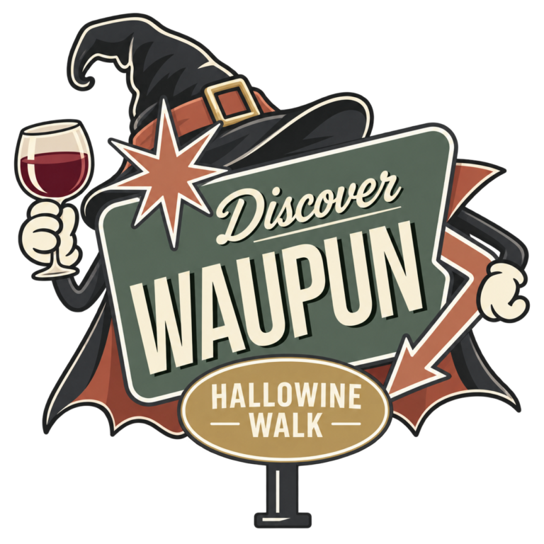 Discover Waupun Hallowine Walk logo