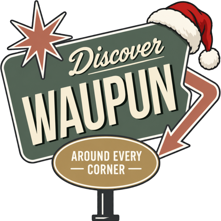 Discover Waupun holiday logo